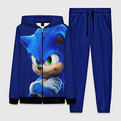 Женский 3D-костюм SONIC, цвет: 3D-черный