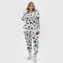 Женский 3D-костюм NBA Pattern, цвет: 3D-белый — фото 2
