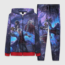 Женский 3D-костюм DEVIL MAY CRY, цвет: 3D-красный