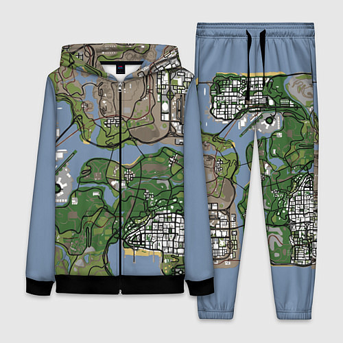 Женский костюм San andreas / 3D-Черный – фото 1