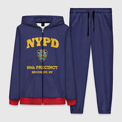 Женский 3D-костюм Бруклин 9-9 департамент NYPD, цвет: 3D-красный