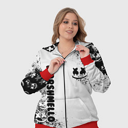 Женский 3D-костюм Marshmello, цвет: 3D-красный — фото 2