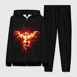 Женский 3D-костюм Огненный Дракон, цвет: 3D-черный