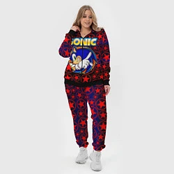Женский 3D-костюм Sonic, цвет: 3D-черный — фото 2