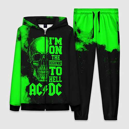 Женский костюм I'm on the highway to hell ACDC / 3D-Черный – фото 1