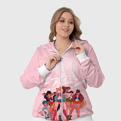 Женский 3D-костюм PINK SAILOR MOON, цвет: 3D-белый — фото 2
