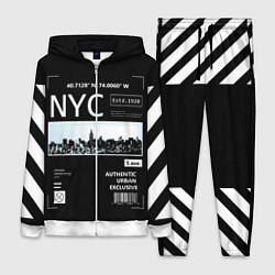 Женский 3D-костюм Off-White: NYC, цвет: 3D-белый