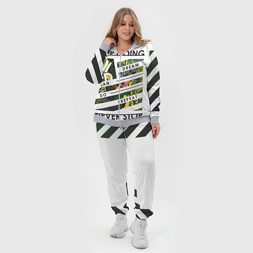 Женский костюм Off-White: Keep Going / 3D-Меланж – фото 4