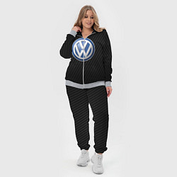 Женский 3D-костюм Volkswagen Logo, цвет: 3D-меланж — фото 2