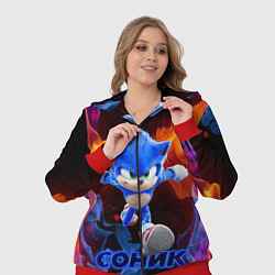 Женский 3D-костюм SONIC, цвет: 3D-красный — фото 2