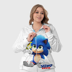 Женский 3D-костюм SONIC, цвет: 3D-белый — фото 2