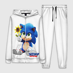 Женский 3D-костюм SONIC, цвет: 3D-белый