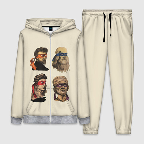 Женский костюм Настоящие Черепашки / 3D-Меланж – фото 1