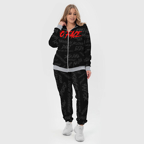 Женский костюм ЭТО FACE / 3D-Меланж – фото 4