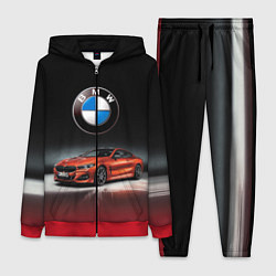 Женский 3D-костюм BMW, цвет: 3D-красный