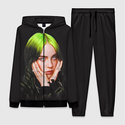 Женский 3D-костюм BILLIE EILISH, цвет: 3D-черный