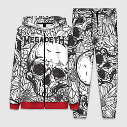 Женский 3D-костюм Megadeth, цвет: 3D-красный