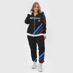 Женский 3D-костюм BMW POWER CARBON, цвет: 3D-белый — фото 2