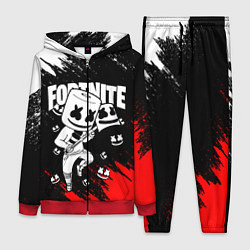 Женский 3D-костюм FORTNITE x MARSHMELLO, цвет: 3D-красный