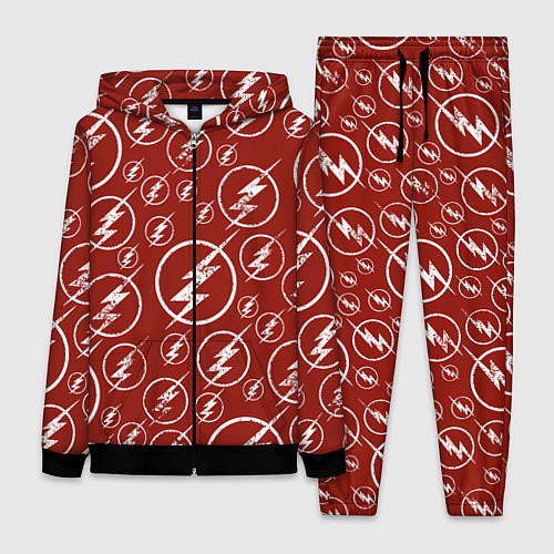 Женский костюм The Flash Logo Pattern / 3D-Черный – фото 1