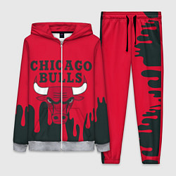 Женский 3D-костюм Chicago Bulls, цвет: 3D-меланж