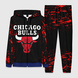 Женский 3D-костюм CHICAGO BULLS, цвет: 3D-синий