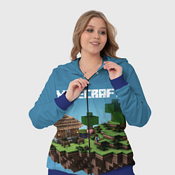 Женский 3D-костюм Minecraft, цвет: 3D-синий — фото 2