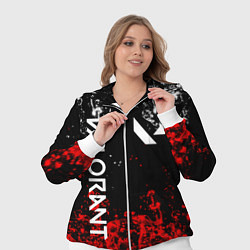 Женский 3D-костюм VALORANT, цвет: 3D-белый — фото 2