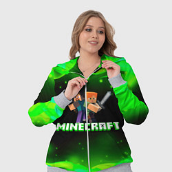 Женский 3D-костюм Minecraft 1, цвет: 3D-меланж — фото 2