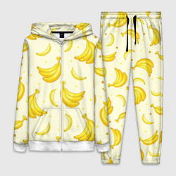 Женский 3D-костюм Банана, цвет: 3D-белый