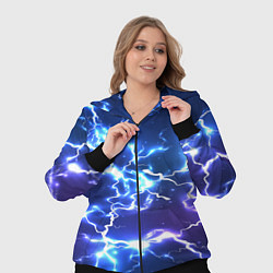 Женский 3D-костюм СВЕТЯЩИЕСЯ МОЛНИИ, цвет: 3D-черный — фото 2