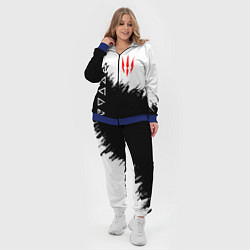 Женский 3D-костюм The Witcher, цвет: 3D-синий — фото 2