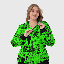 Женский 3D-костюм BILLIE EILISH БИЛЛИ АЙЛИШ, цвет: 3D-черный — фото 2