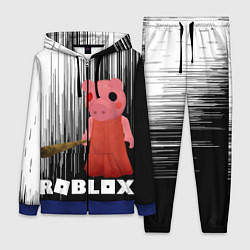 Женский 3D-костюм Roblox Piggy, цвет: 3D-синий
