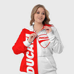 Женский 3D-костюм DUCATI 4, цвет: 3D-белый — фото 2