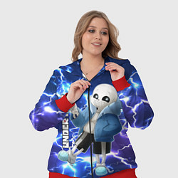 Женский 3D-костюм UNDERTALE АНДЕРТЕЙЛ, цвет: 3D-красный — фото 2