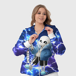 Женский 3D-костюм UNDERTALE АНДЕРТЕЙЛ, цвет: 3D-белый — фото 2