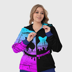 Женский 3D-костюм FORTNITE MARSHMELLO, цвет: 3D-синий — фото 2