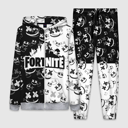 Женский костюм FORTNITE MARSHMELLO / 3D-Меланж – фото 1
