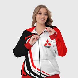 Женский 3D-костюм Mitsubishi EVO Uniform, цвет: 3D-красный — фото 2