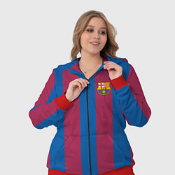 Женский 3D-костюм FC Barcelona 2021, цвет: 3D-красный — фото 2