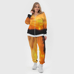 Женский 3D-костюм Закат, цвет: 3D-белый — фото 2