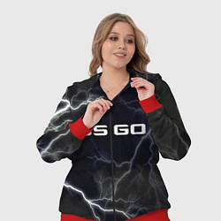 Женский 3D-костюм CS GO, цвет: 3D-красный — фото 2