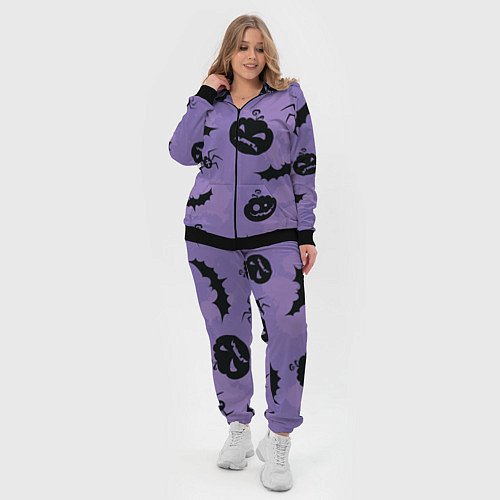 Женский костюм Фиолетовый хэллоуин / 3D-Черный – фото 4