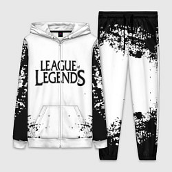 Женский 3D-костюм League of legends, цвет: 3D-белый