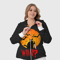 Женский 3D-костюм What Cat Halloween, цвет: 3D-белый — фото 2