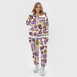 Женский 3D-костюм LAKERS LOGO, цвет: 3D-белый — фото 2