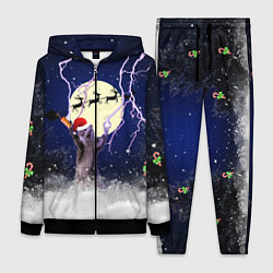 Женский 3D-костюм Новогодний Кот, цвет: 3D-черный