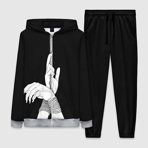 Женский костюм Связанные руки эстетика / 3D-Меланж – фото 1