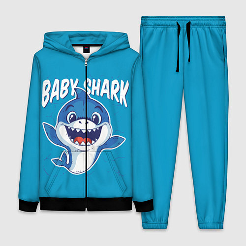 Женский костюм Baby Shark / 3D-Черный – фото 1